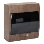 Щит распределительный навесной ЩРН-П- 8 темное дерево IP41 PROxima