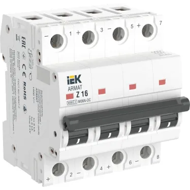 ARMAT Автоматический выключатель M06N-DC 4P Z 16А IEK