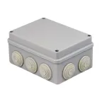                  Коробка распаячная КМР-050-041 пылевлагозащитная 10 мембранных вводов уплотнительный шнур (150х110х70) PROxima
               