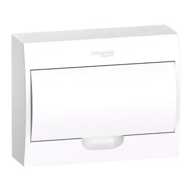 Щит распределительный накладной белый City9 (ЩРн-П-12) дверь белая на 12 модулей IP40