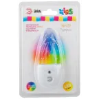 Ночник - светильник светодиодный в розетку с датчиком освещенности белый NN-619-LS-W ЭРА