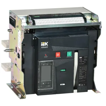 ARMAT Воздушный автоматический выключатель стационарного исполнения 3P F 85кА 3200А расцепитель TT с комплектом аксессуаров 220В: мотор привод катушка включения катушка отключения