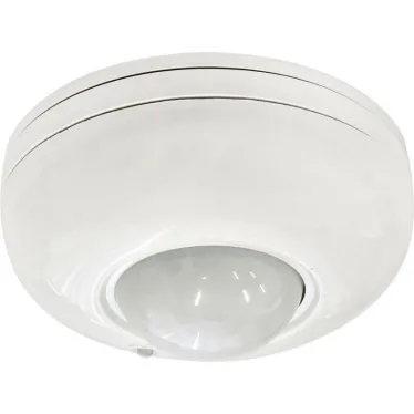 Датчик движения ИК потолочный 1200w 360 гр. 6м IP20 белый