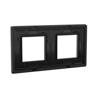 Рамка из алюминия, ''Avanti'', черная, 4 модуля