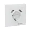 Валенсия розетка 1-местная с/з 16А белая с защ. штор. с 2 USB 2,1А