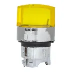 Механизм переключателя исполнительный ХB4 желтый на 2 положения возвратный без фиксации с подсветкой с короткой ручкой PROxima
