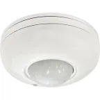 Датчик движения ИК потолочный 1200w 360 гр. 6м IP20 белый