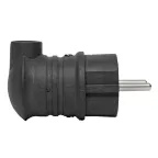 Вилка угловая каучуковая 230В 2P+PE 16A IP44 DIY