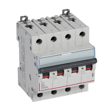 Выключатель автоматический четырехполюсный 4А B DX3 10kА/16kА