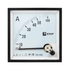 Амперметр AM-A961 аналоговый на панель 96х96 (квадратный вырез) 50А прямое подключение PROxima