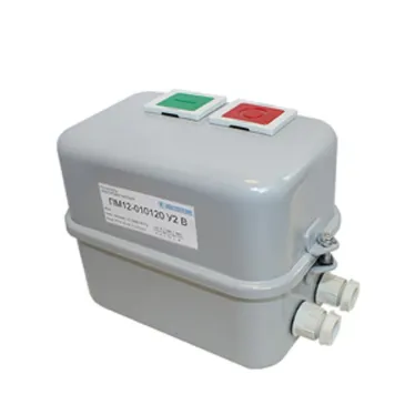 Пускатель электромагнитный ПМ12-010120 У2 В, 380В/50Гц, 1з, 10А, нереверсивный, без реле, в корпусе IP54, с кнопками ПУСК и СТОП