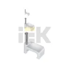 Скоба 14мм плоская пластиковая (100шт)