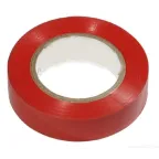 Изолента ПВХ красная 15мм 20м