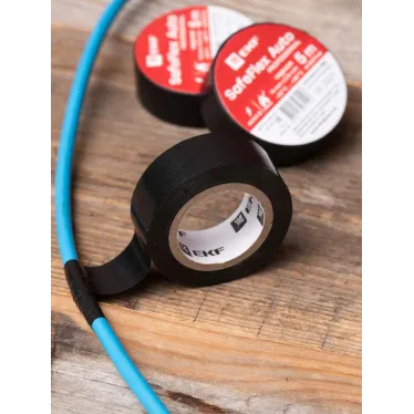 Изолента ПВХ 15мм 5м черный серии SafeFlex Auto