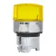 Механизм переключателя исполнительный ХB4 желтый на 2 положения возвратный без фиксации с подсветкой с короткой ручкой PROxima