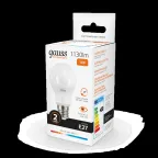 Лампа светодиодная LED 12 Вт 1130 лм 3000К А60 груша теплый E27 AC 220В Elementary Gauss