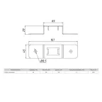 Скоба кабельная