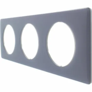 Рамка, трехпостовая, фиолетовая перкаль