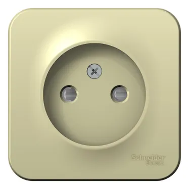 BLANCA О/У РОЗЕТКА без заземления со шторками ИЗОЛ.ПЛ., 16А, 250В, БЕЖЕВЫЙ