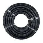 Труба гофрированная FPHF с зондом d32мм (50м) черная Plast PROxima