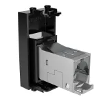 Avanti Компьютерная розетка Черный квадрат RJ-45 модульная, кат. 6 экран, 1 мод