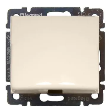 VALENA Вывод кабелей в рамку слоновая кость