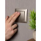 Валенсия лицевая панель выключателя 2-кл. 10А кашемир