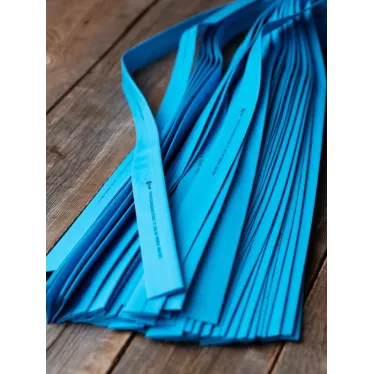 Трубка термоусаживаемая ТУТ нг 20/10 синяя в отрезках по 1м PROxima