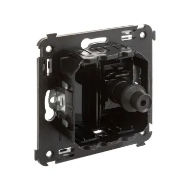 Avanti Розетка TV в стену, оконечная, ''Черный квадрат''