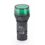 Лампа коммутационная ЛК-22 ADDS диам. 22мм LED зеленая 220В AC/DC
