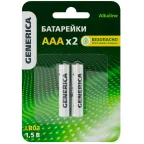 Батарейка щелочная Alkaline LR03/AAA (2шт/блистер) GENERICA