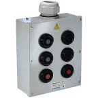 Пост управления ПКУ-15-21.231-54У2 (4хВК30-10-11110-54(1з+1р) черная + 2хВК30-10-11110-54(1з+1р) красная + PG-36)