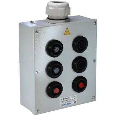 Пост управления ПКУ-15-21.231-54У2 (4хВК30-10-11110-54(1з+1р) черная + 2хВК30-10-11110-54(1з+1р) красная + PG-36)