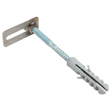 Держатель фасадный с крючком, L-100мм, NI PROxima