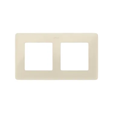 Рамка 2 поста слоновая кость/тростниковый сахар 82 Detail