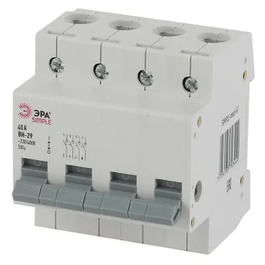 Выключатель нагрузки 4P 40А ВН-29 SIMPLE-mod-69 ЭРА