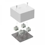                  Коробка огнестойкая для кабель-канала 40-0460-FR2.5-8 Е15-Е120 85х85х45
               
