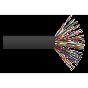 Витая пара U/UTP кат 5E 25х2х24AWG solid LDPE 305мчерный