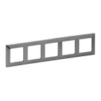 Valena LIFE Рамка 5 постов сталь универсальная