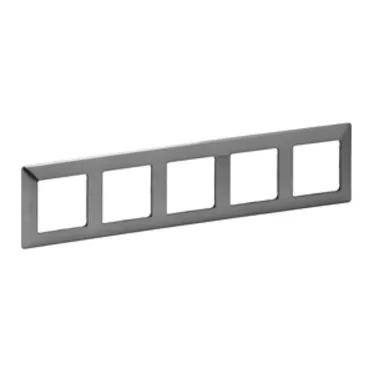 Valena LIFE Рамка 5 постов сталь универсальная