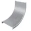 Крышка угла внутреннего плавного 90 град. к лотку 150, толщина 0,7 мм, Сендзимир цинк