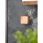 Выключатель одноклавишный ОП Минск 10А светлое дерево