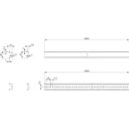DIN-рейка симметричная перфорированная 2000мм 15х35