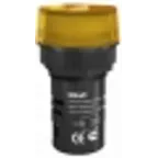 Лампа ADDS 22мм желтая LED 220В