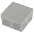                  Коробка распаячнаяKOR-100-100-50-9g-2MP двухкомпонентная безгалогенная атмосферостойкая 100х100х50мм прямой монтаж
               