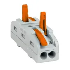 Строительно-монтажная клемма СМК 222-422 проходная 2 полюса 0,08-4мм2 (25шт.) PROxima