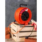 Удлинитель на катушке 'Атлант 2.0' 4 гнезда 50м с заземлением ПВС 3x1.5 16А/3.5кВт IP44 PROxima