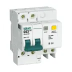 Выключатель автоматический дифференциальный АВДТ со встроенной защитой от сверхтоков 2P 63A 100мА селективный ДИФ-101 S