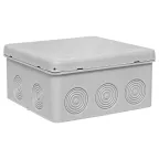Коробка распределительная KMP-030-035 с крышкой (100х100х50) для прямого монтажа без мембр. вводов серая IP54 EKF