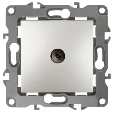 Розетка TV проходная, Эра12, перламутр, 12-3102-15